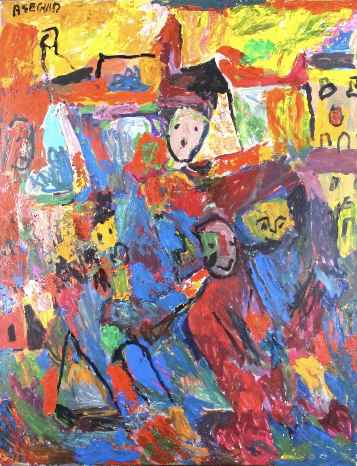 Adrien Seguin - Composition "Sans titre" - Collection Philippe Lacroix