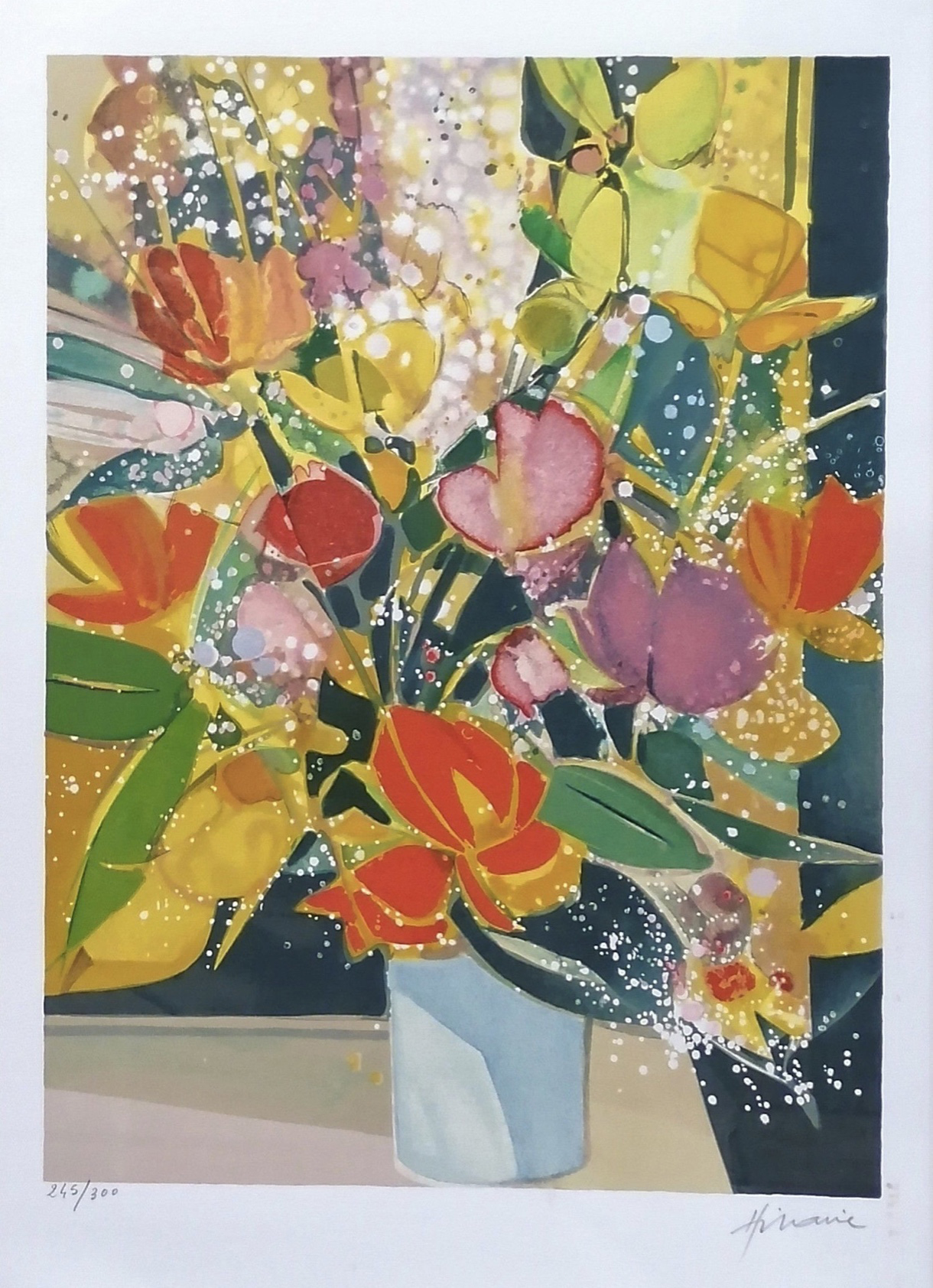 Camille Hilaire - Vase de fleurs - Collection Phillippe Lacroix