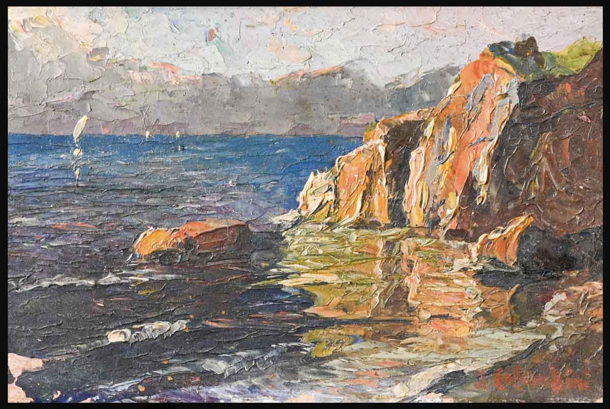 Joseph Colombini - Bord de côte - Collection Philippe Lacroix