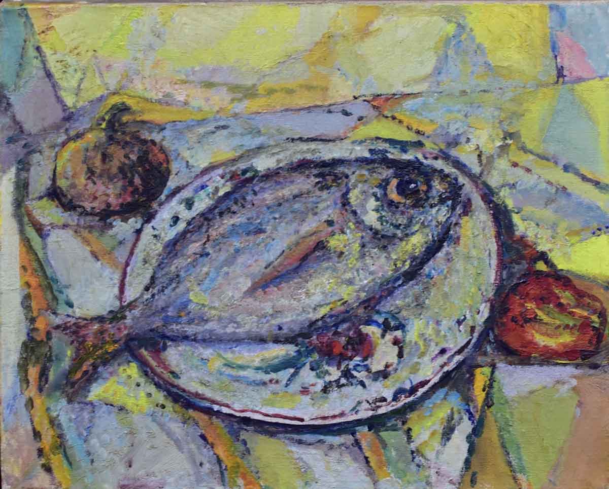 Assiette au poisson - Collection Philippe Lacroix