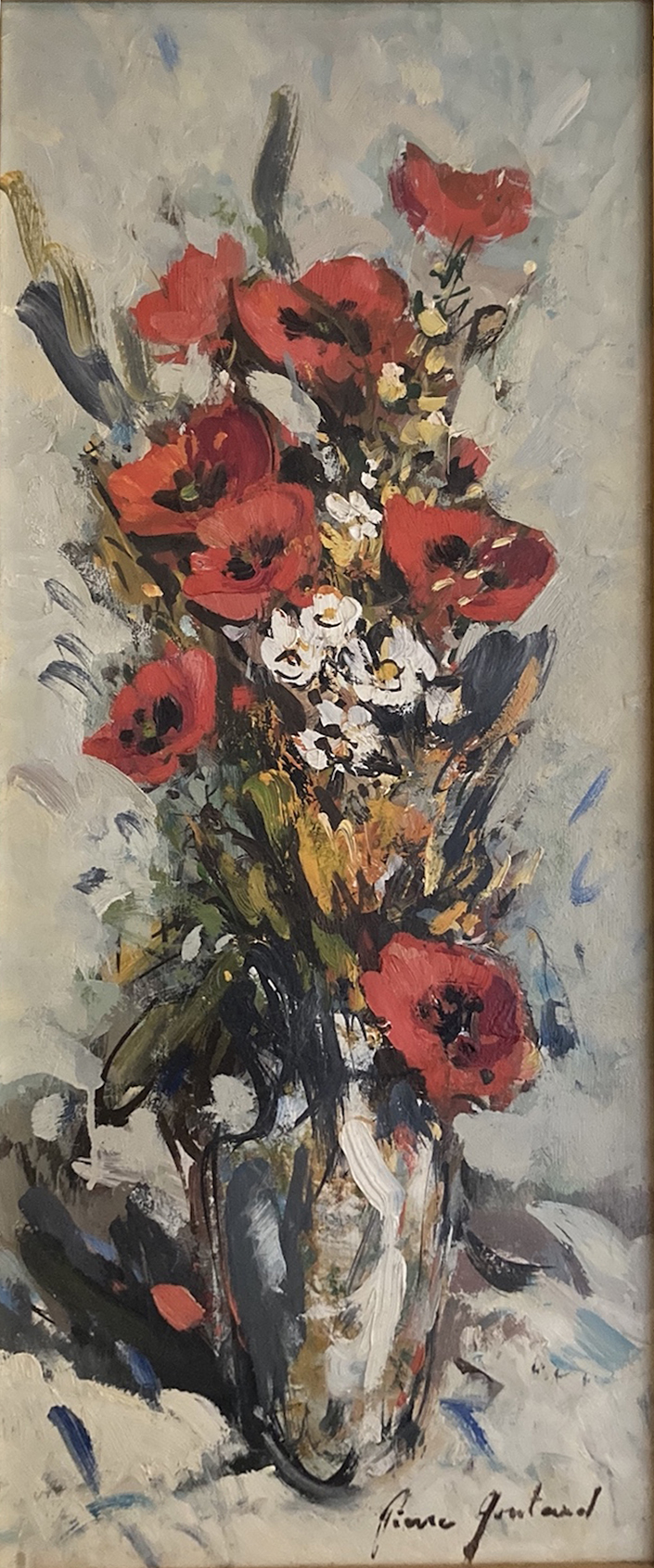 Pierre Gontard - Vase aux coquelicots - Collection Philippe Lacroix