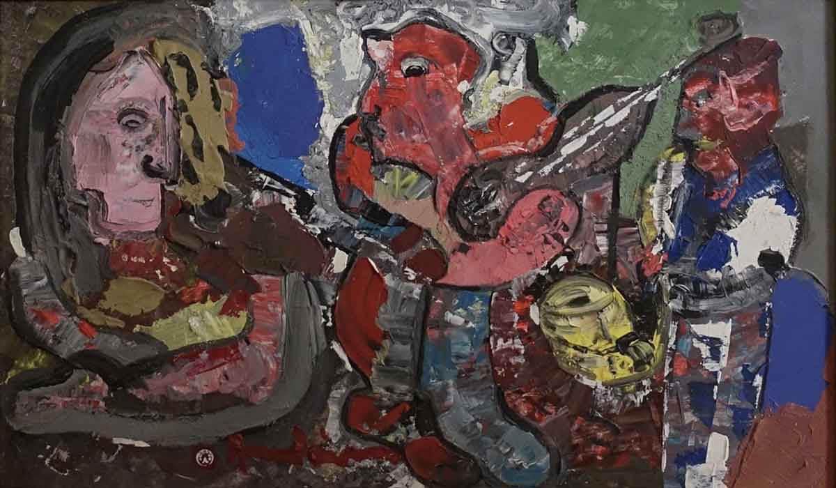 Scènes de bar musiciens - Collection Philippe Lacroix